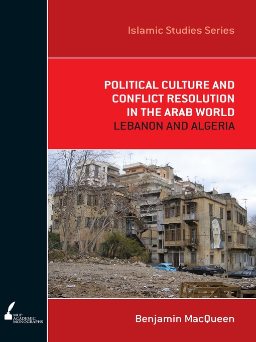 Couverture de Political Culture and Conflict Resolution in the Arab World